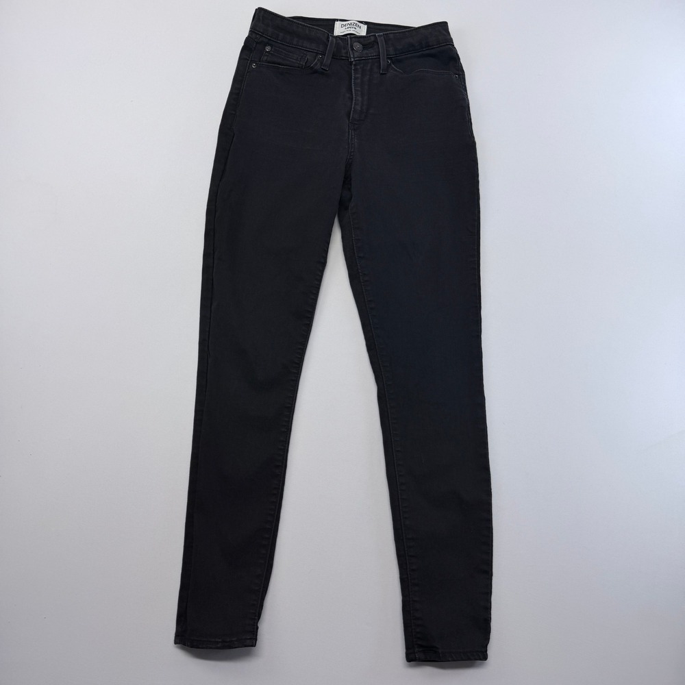 Denizen from Levi's High Rise Skinny Jeans Black W28 L30